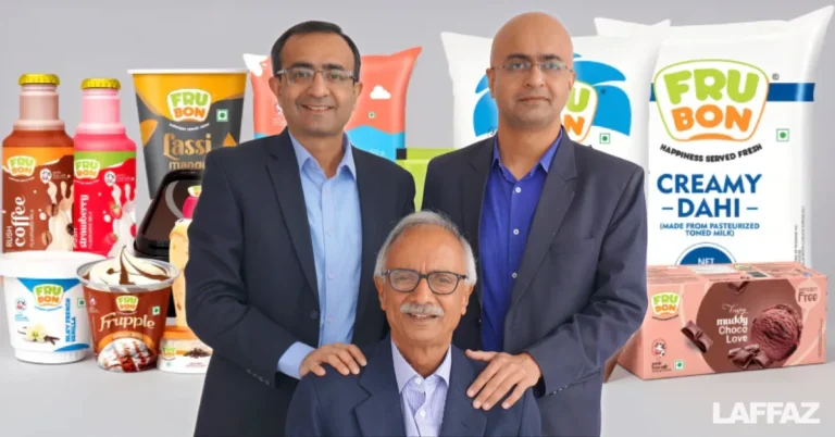 Founders of FruBon — Rahul Verma (left), DD Verma (centre), and Rohit Verma (right), the father-son trio behind Dev Milk Foods, Jaipur