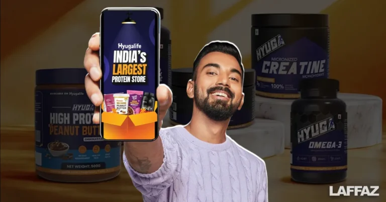 KL Rahul, Indian cricketer and brand Ambassador of HyugaLife who joined the seed funding round for the company in 2024