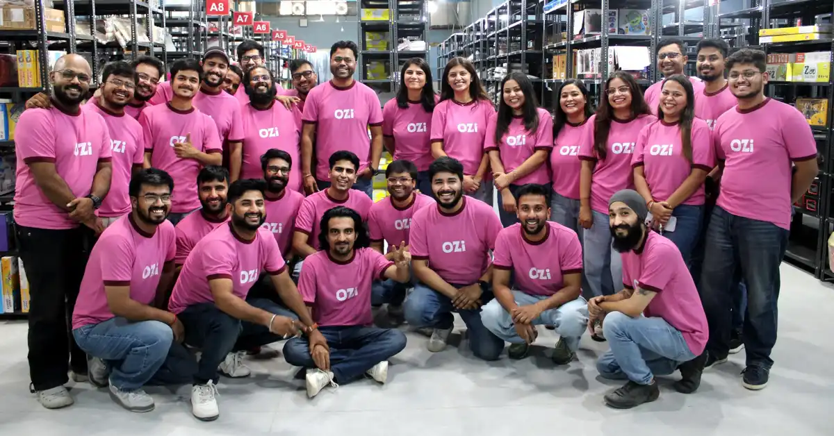 OZi founding team at their Gurugram operations hub, the baby and kids quick commerce startup that raised $6.2 million in Series A funding in 2026