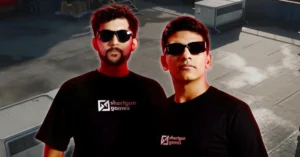 Shortgun Games founders Vidhit Mehta and Jeet Chandan, Mumbai-based AA game development studio