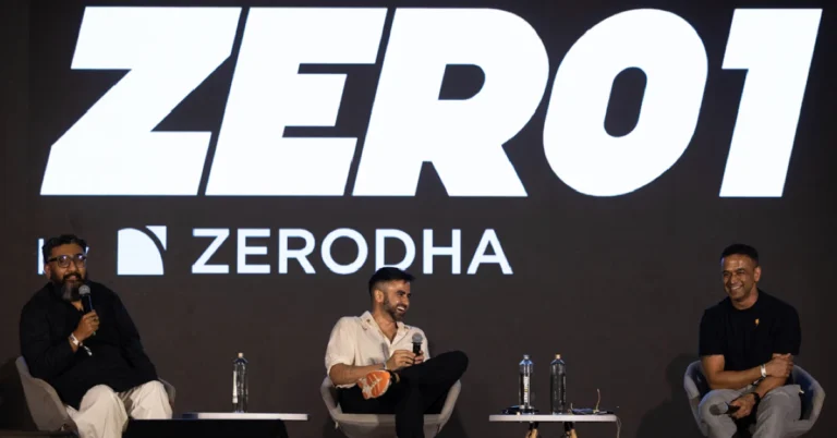 Zerodha Zero1 creator initiative logo and branding before shutdown