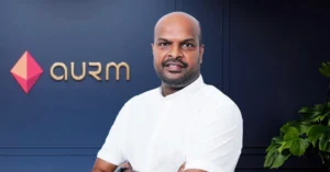 Aurm co-founder Vijay Arisetty after closing the startup's Rs 42 crore Series A round