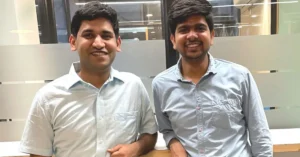 Mekr Technologies co-founders Anand Yadav and Gaurang Kuchhal at the company's manufacturing facility in Kundli, Haryana