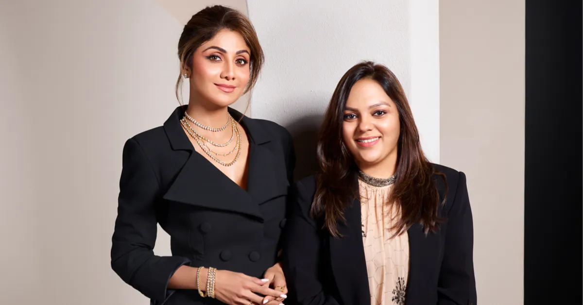 Shilpa Shetty and Pooja Madhavan of Limelight Diamonds