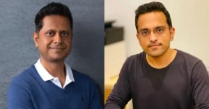 Mukesh Bansal (left), founder, Nurix; and Gaurav Singh (right), founder, Verloop.io