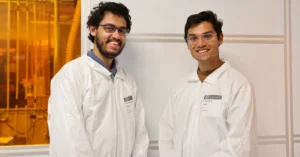 Discovered Materials co-founders Akash Ramdas and Advaith Sridhar