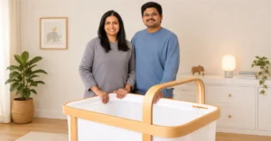 Cradlewise co-founders Radhika Patil and Bharath Patil