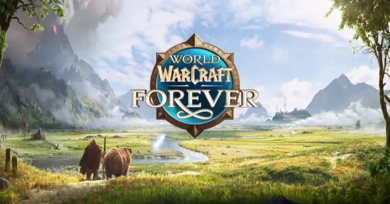 Official World of Warcraft: Forever key art from Blizzard